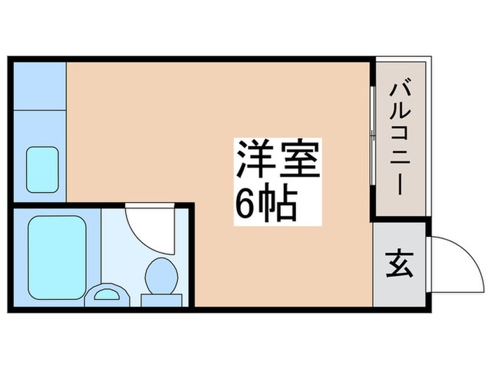 間取り図 ハイツローズ
