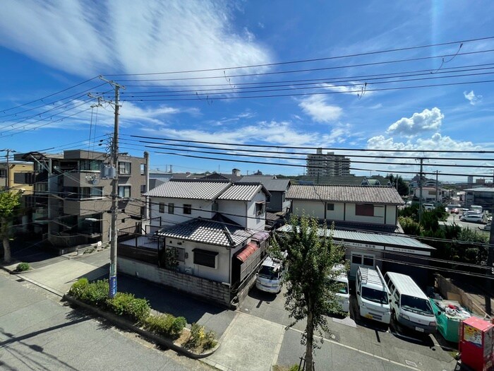 室内からの展望 ハイツメルシ－