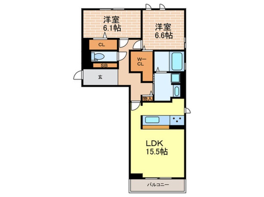 間取図 ウエスティー夙川