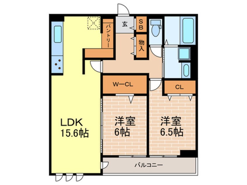 間取図 ウエスティー夙川