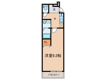 間取図 フジパレスJR塚口駅東