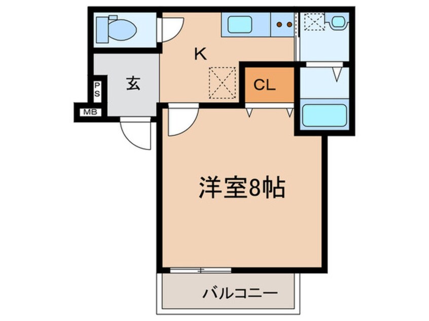 間取図 フジパレスJR塚口駅東