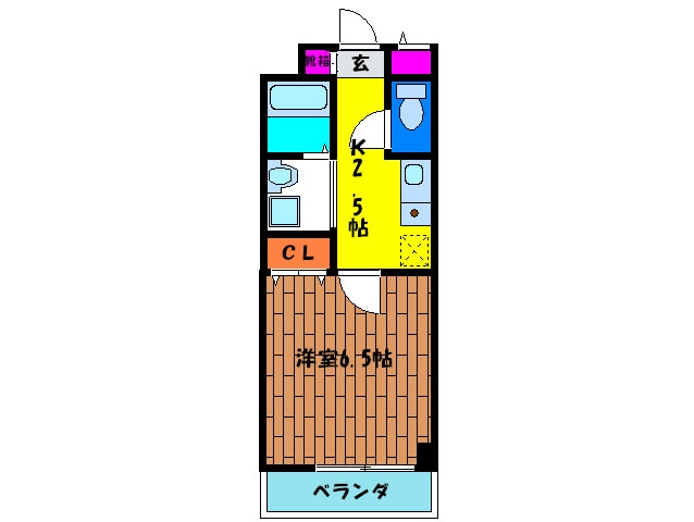 間取り図 ロイヤルクィ－ンズパ－ク関目