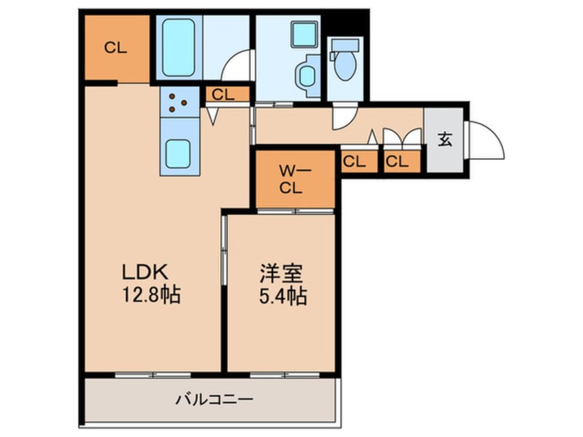 間取図 仮)シャーメゾン太秦天神川