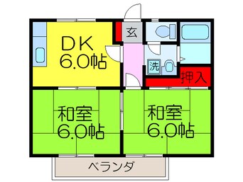 間取図 サンビレッジ枚方Ａ棟