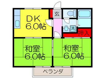 間取図 サンビレッジ枚方Ａ棟