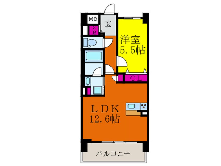 間取図 アグレアーブル