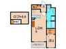 カレント　レジデンス 1LDKの間取り