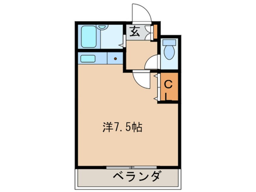 間取図 高槻クリスタルビル