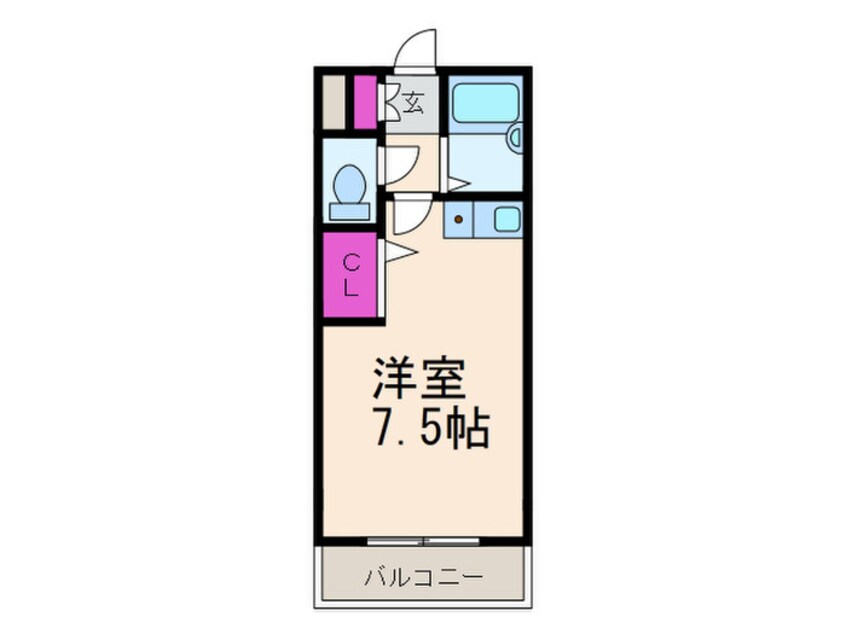 間取図 高槻クリスタルビル