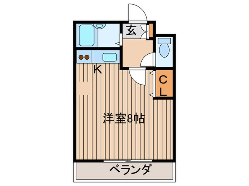 間取図 高槻クリスタルビル