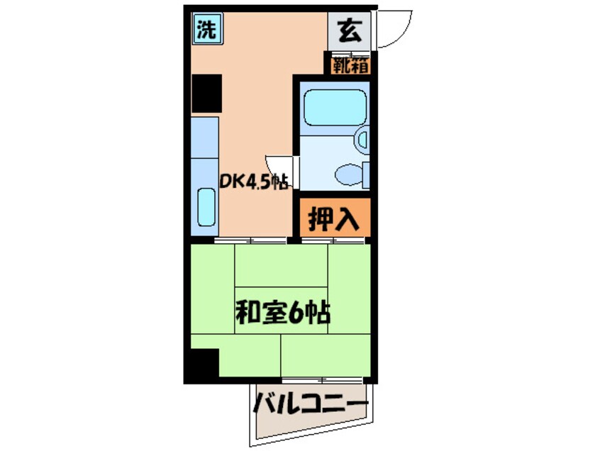 間取図 洛東マンション