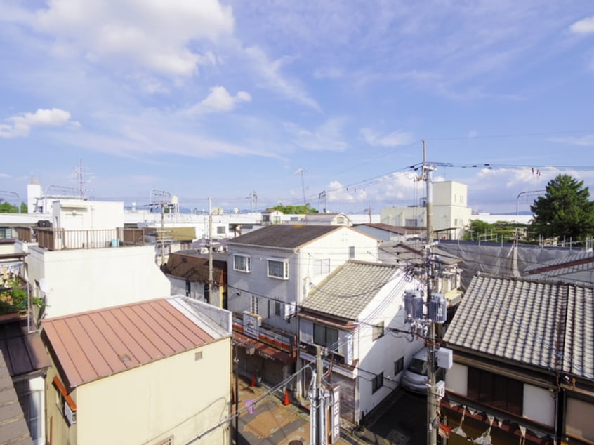 室内からの展望 ノ－ブル淀