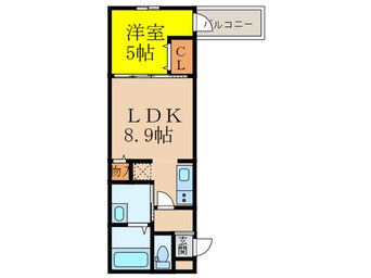 間取図 ﾌｼﾞﾊﾟﾚｽ瑞光Ⅷ番館