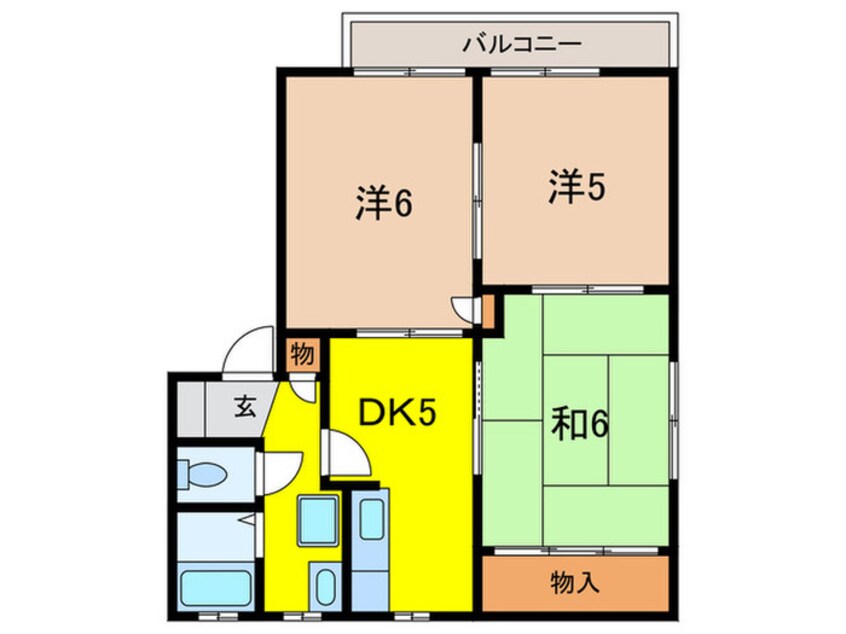 間取図 榎木ハイツB棟