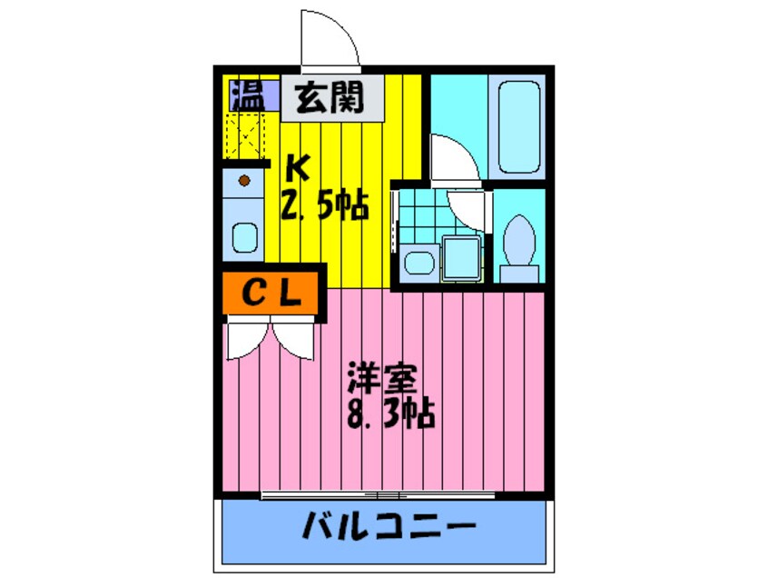 間取図 アヴェ－レ金下Ⅰ