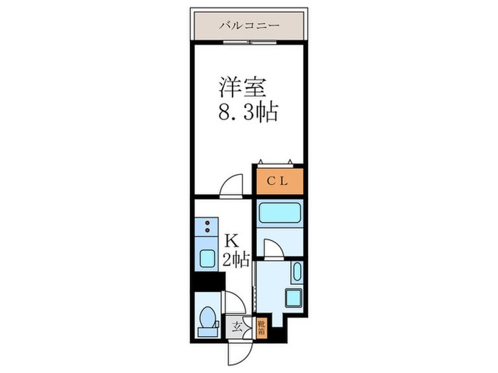 間取り図 セレッソ長者町