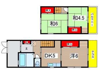 間取図 上ノ島２丁目戸建