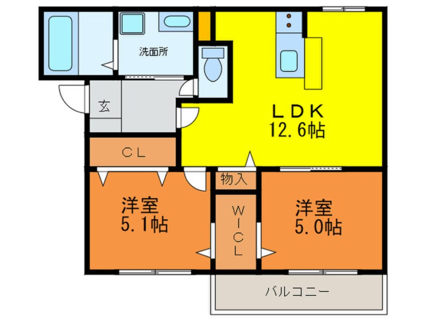 間取図 メゾン・ド・サカエⅢ