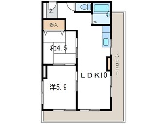 間取図 ヴィラ本山