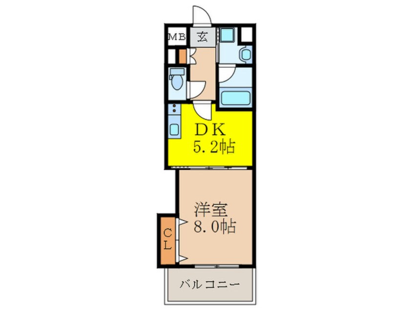 間取図 ア・ミュゼ新大阪