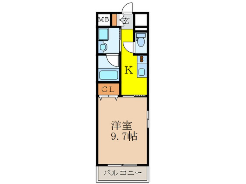 間取図 ア・ミュゼ新大阪