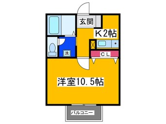 間取図 クロー・エイテルパーチ