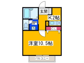 間取図 クロー・エイテルパーチ