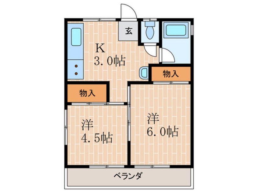 間取図 シティハイツ西岡本