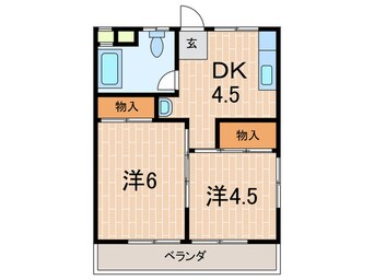 間取図 シティハイツ西岡本
