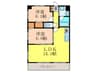 VERDURE千里山西参番館 2LDKの間取り