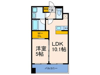 間取図 プレジオ難波ＥＵＲＯ