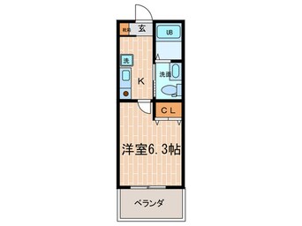 間取図 ﾀﾞｲﾄﾞｰﾒｿﾞﾝ阪神西宮駅前(306)