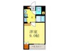 ｆｉｐｒｏｄｅ 1Kの間取り