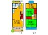 テラスハウス若林 3LDKの間取り