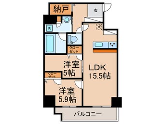 間取図 ＰＡＤＭＡ烏丸御池