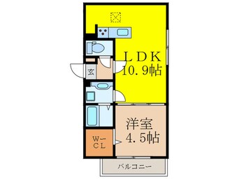 間取図 セジュール中穂積