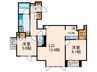 ジオ京都御池通（３０５） 2LDKの間取り