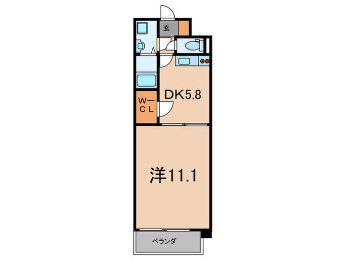 間取り図 グレ-ス門戸荘Ⅱ