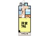 ＭＰＬＡＺＡ今里弐番館 1Kの間取り