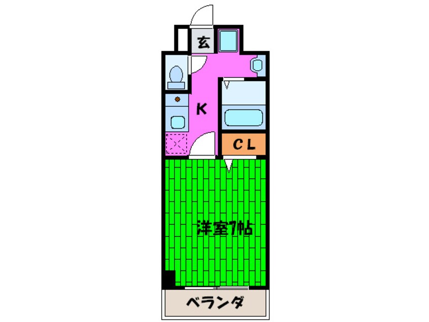 間取図 ＭＰＬＡＺＡ今里弐番館