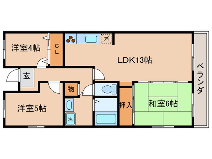 間取図 グランシャリオ草津