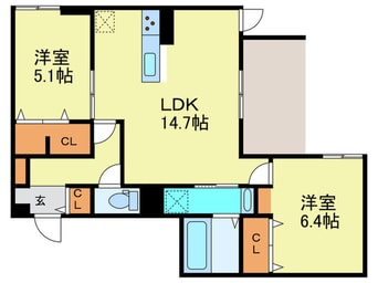 間取図 仮)Green Village