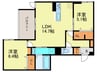仮)Green Village 2LDKの間取り