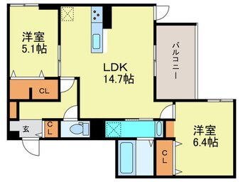間取図 仮)Green Village