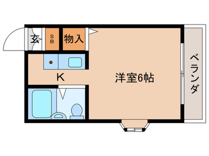 間取図 ハイツベルエール