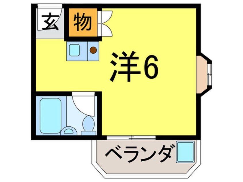 間取図 ハイツベルエール