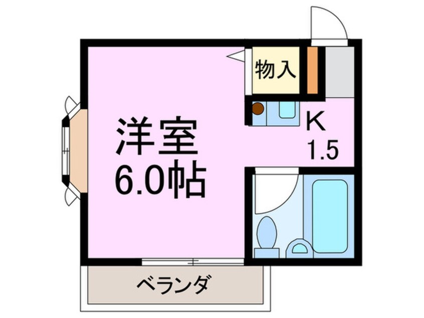 間取図 ハイツベルエール