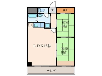 間取図 飛鳥グランドパレス