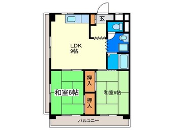 間取図 築港武智マンション